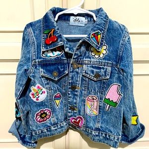 Lola The Boys Denim Jacket with Fun Patches